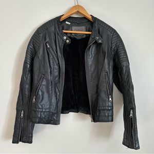 Ci Sono Faux Leather Jacket